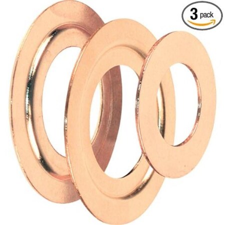 Prime-Line Prime Line Products U9529 Bore Rdcr 3Pc Brs Pltd U 9529 8179640